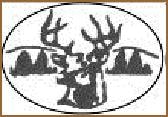 Deer and wildlife oval logo
